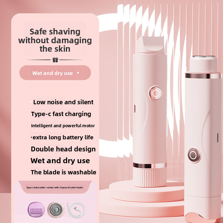 Dual-Head Electric Hair Remover