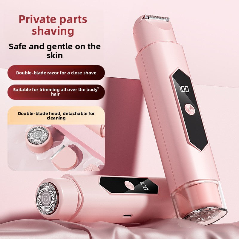 Dual Head Electric Hair Removal Shaver