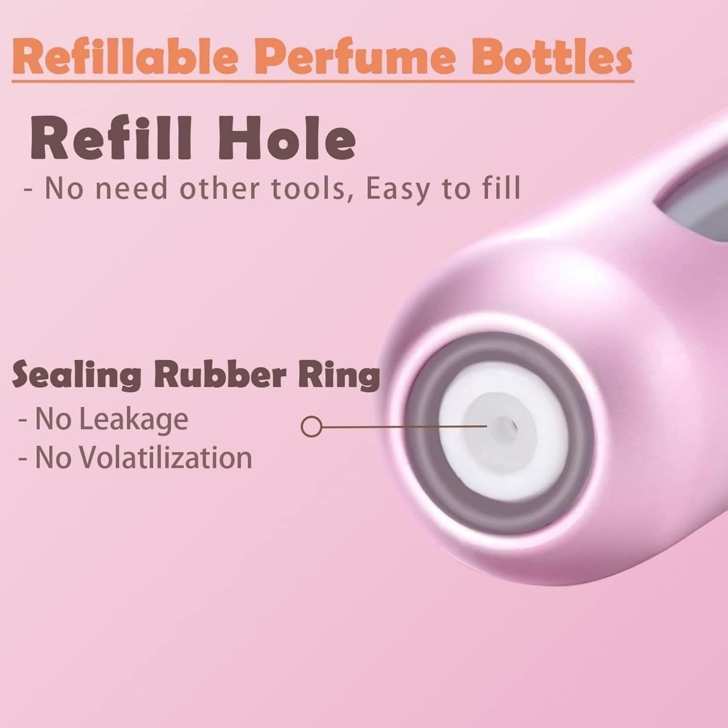 4PCS Travel Perfume Atomiser Refillable, Small Portable Empty Spray Bottle, Perfume Portable Empty Cologne Refill Pump Dispenser for Outdoor Travel Business