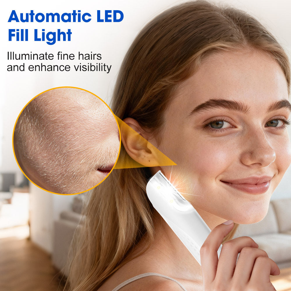 Electric Ultrasonic Shaver with Replacement Blades