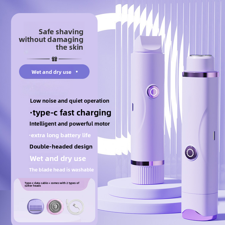 Dual-Head Electric Hair Remover