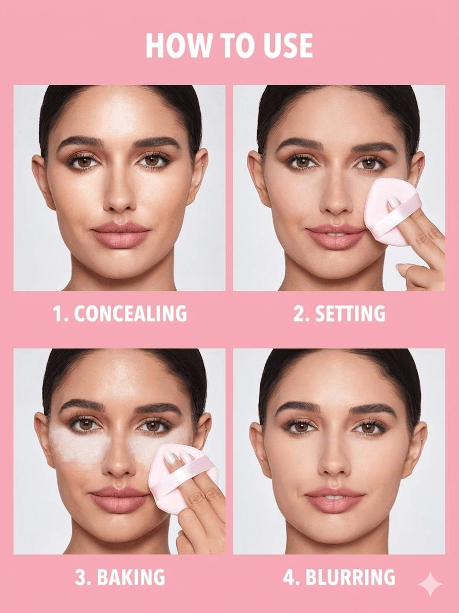 nsta-Ready Powder Puff, Baby Pink