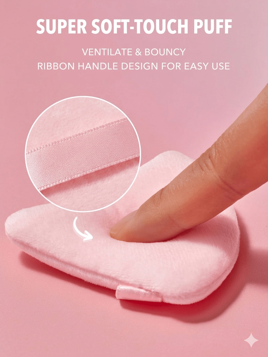 nsta-Ready Powder Puff, Baby Pink