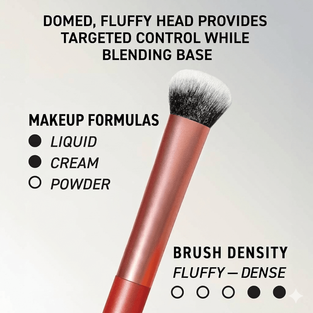 The Everyday Essentials set from gives you 5 essential tools to master any look tapered, soft and fluffy bristles. Blend powder blush evenly for a smooth, natural look